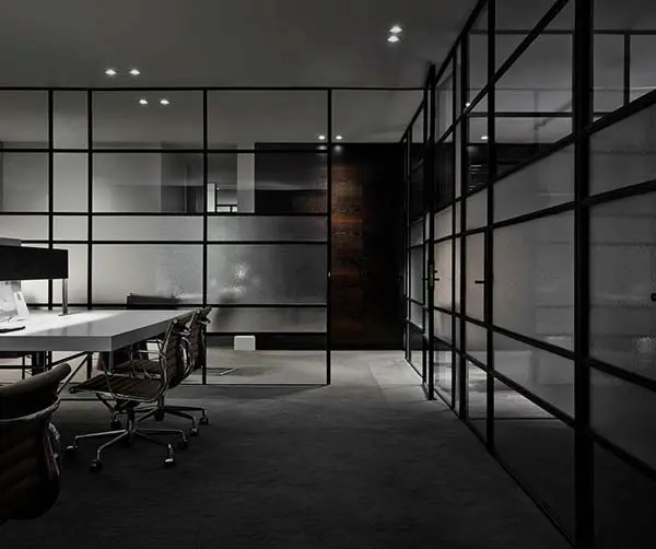 vinil esmerilado oficinas
